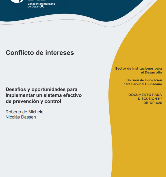 Conflicto de Intereses: Desafios y Oportunidades para Implementar un Sistema Efectivo de Prevención y Control