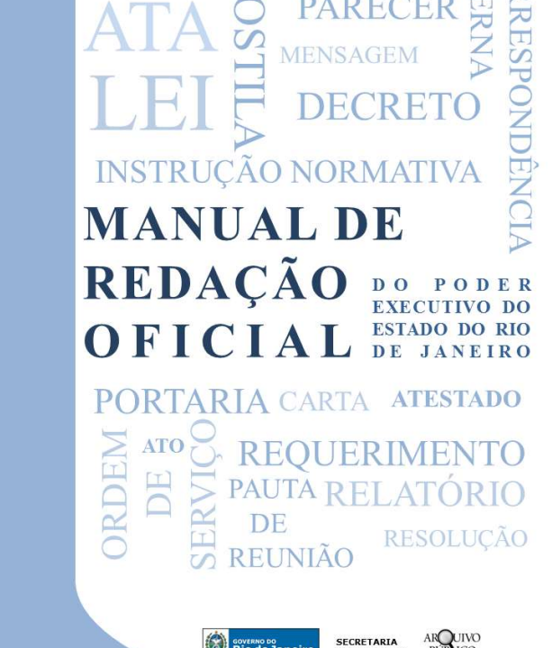 Manual de Redação Oficial do Poder Executivo do Estado do Rio de Janeiro