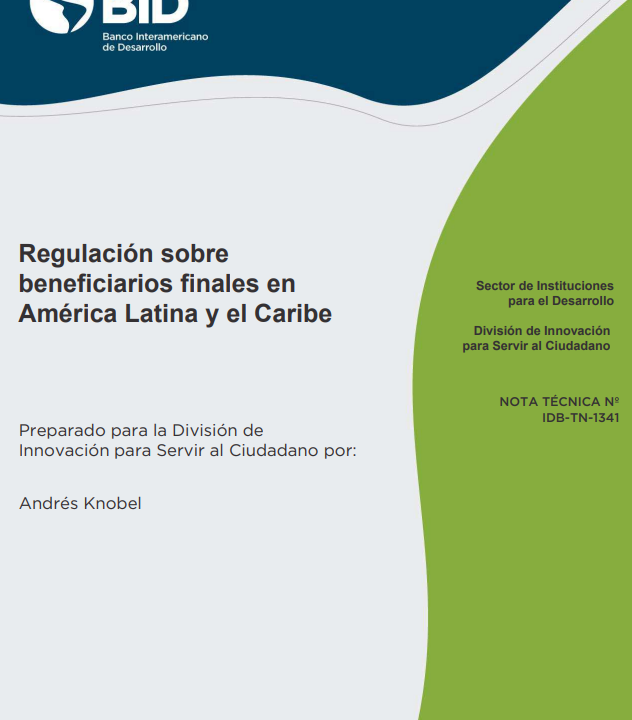 Regulación sobre Beneficiarios Finales en América Latina y el Caribe