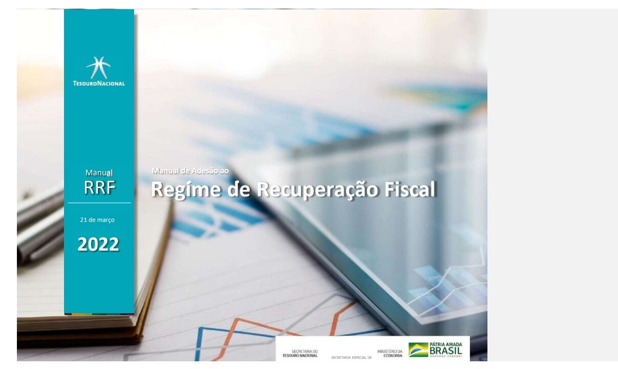 Manual de Adesão ao Regime de Recuperação Fiscal