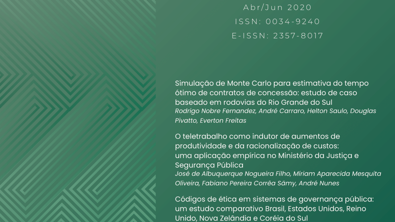 Códigos de Ética em Sistemas de Governança Pública: Um Estudo Comparativo Brasil, Estados Unidos, Reino Unido, Nova Zelândia e Coréia do Sul