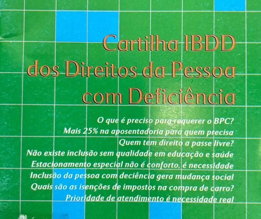 Cartilha IBDD dos Direitos da Pessoa com Deficiência