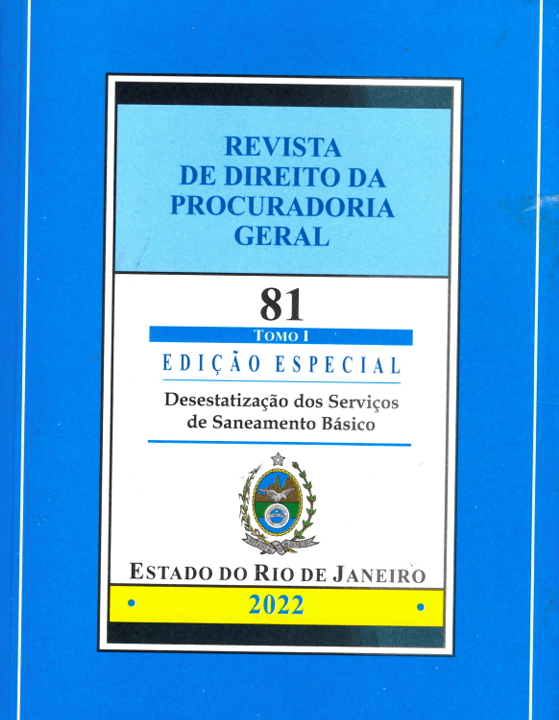 Revista de Direito da Procuradoria Geral – Edição Especial: Desestatização dos Serviços de Saneamento Básico